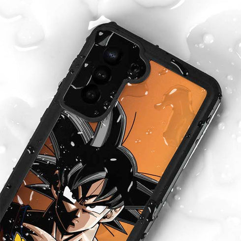 Dragon Ball Z Goku Portrait Galaxy S24 Waterproof Case